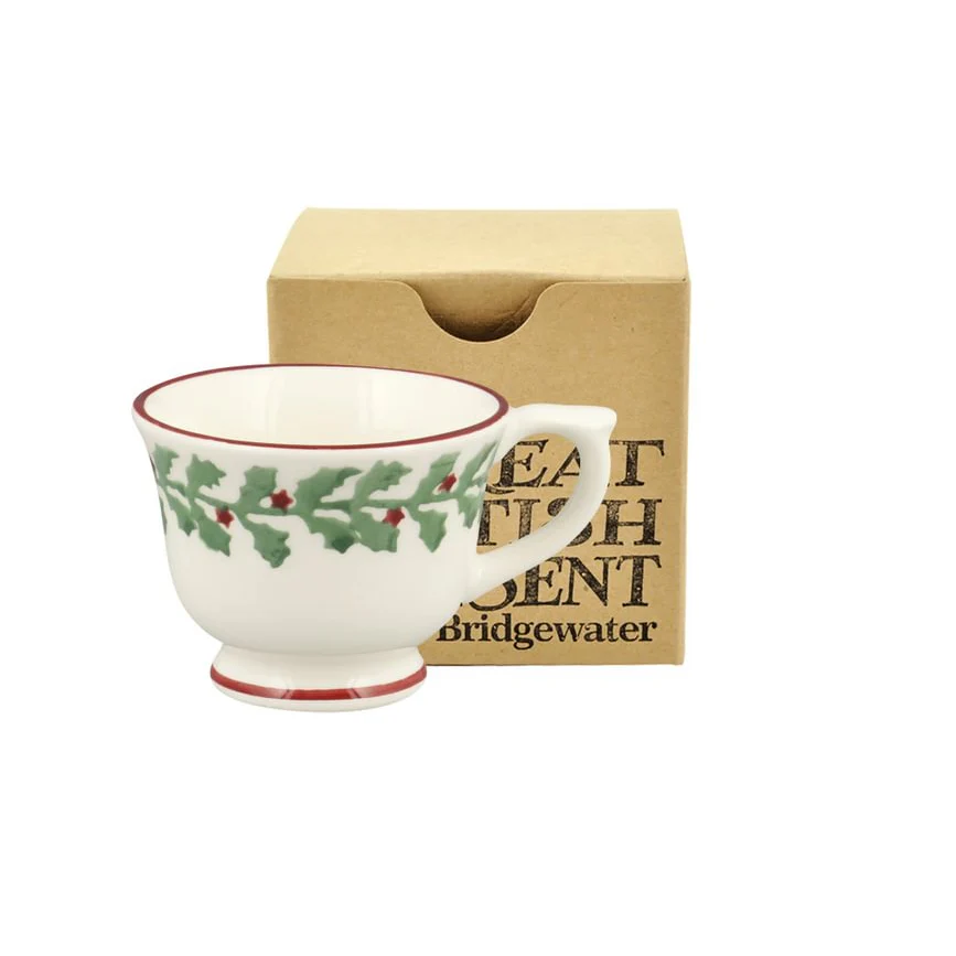 Emma Bridgewater Tiny Holly Tiny Teacup Decoration in Box - Image 7